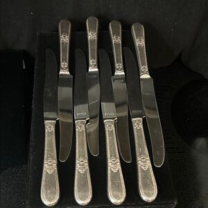 VTG Adoration Pattern SP 1847 Roger’s Bro. Set of 8 Dinner Knives